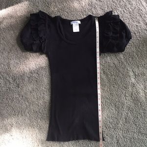 SONIA by Sonia Rykiel Ruffle Sleeves Top